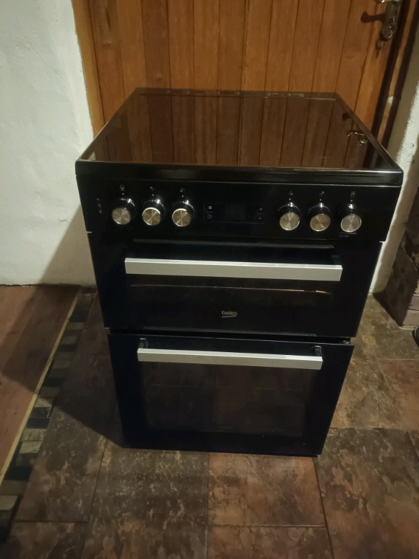 ceramic top gas range